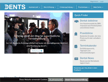 Tablet Screenshot of dentapress.com